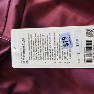 Nwt In movement tight